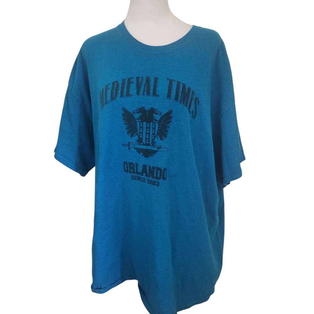 Midieval Times Orlando Plus Tee Blue sz XXL